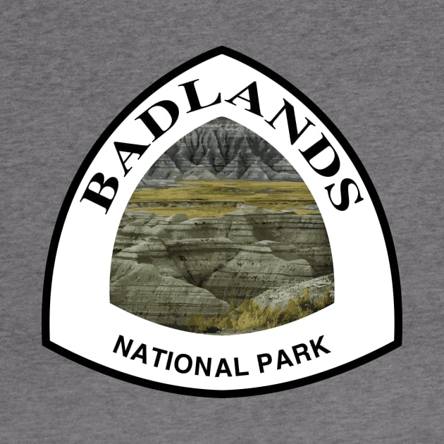 Badlands National Park shield by SlapTheWorld